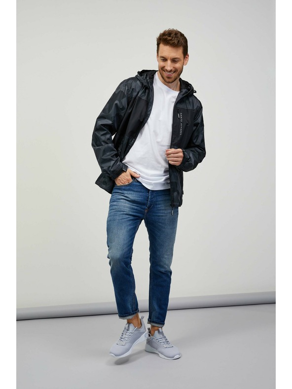 Sam 73 Μαύρο και γκρι ανδρικό στρατιωτικό μπουφάν SAM73 Lachlan