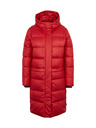 Sam 73 Κόκκινο γυναικείο χειμερινό υπερμεγέθες καπιτονέ παλτό SAM 73