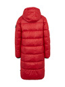 Sam 73 Κόκκινο γυναικείο χειμερινό υπερμεγέθες καπιτονέ παλτό SAM 73