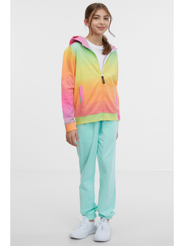 Sam 73 Κίτρινο και ροζ φούτερ για κορίτσια SAM 73 Coco