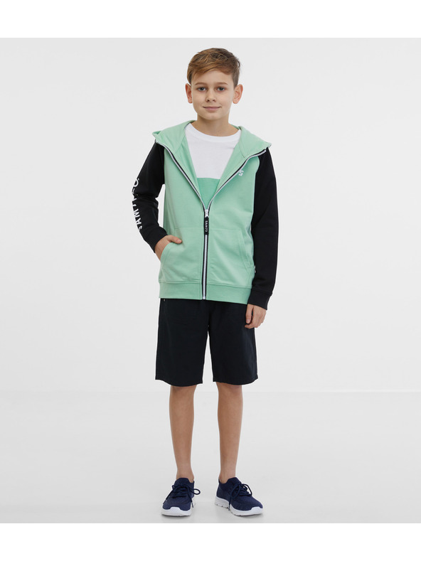 Sam 73 Μαύρο και πράσινο φούτερ για αγόρια SAM 73 Next