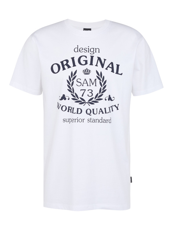 Sam 73 Λευκή ανδρική μπλούζα SAM 73 Maverick