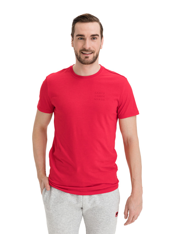 Sam 73 Κόκκινη ανδρική μπλούζα SAM 73