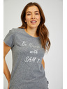 Sam 73 Γκρι Γυναικείο μπλουζάκι SAM 73 Renee