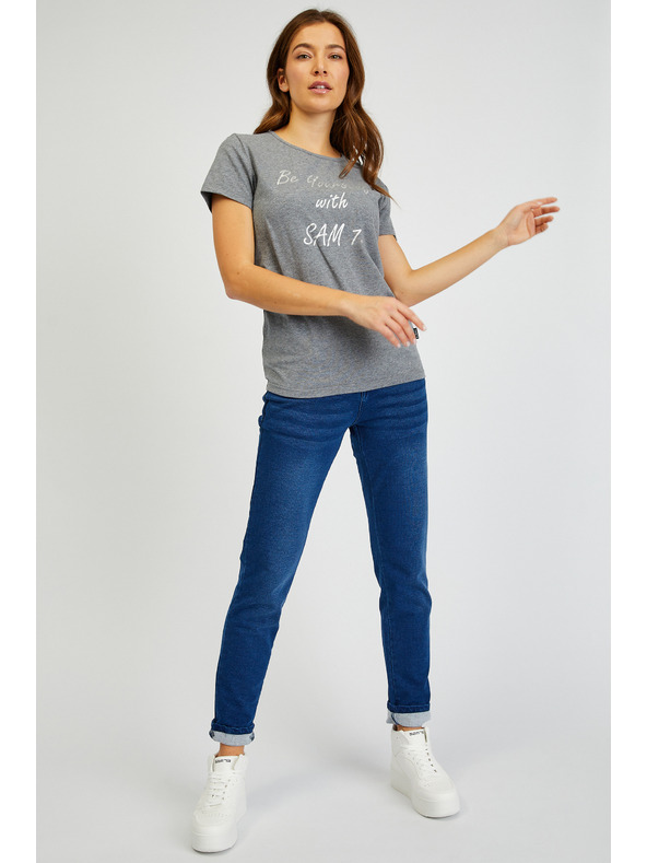 Sam 73 Γκρι Γυναικείο μπλουζάκι SAM 73 Renee