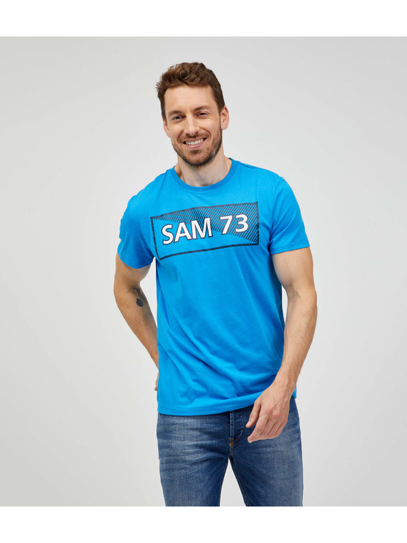 Sam 73 Μπλε ανδρικό t-shirt SAM 73 Fenri
