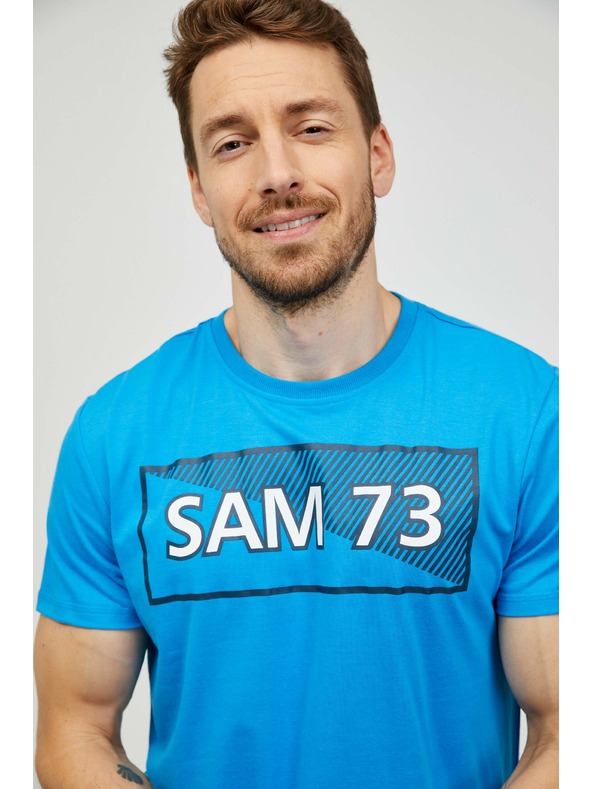 Sam 73 Μπλε ανδρικό t-shirt SAM 73 Fenri