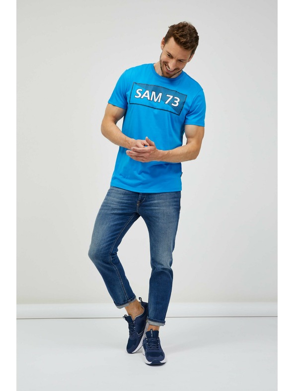 Sam 73 Μπλε ανδρικό t-shirt SAM 73 Fenri