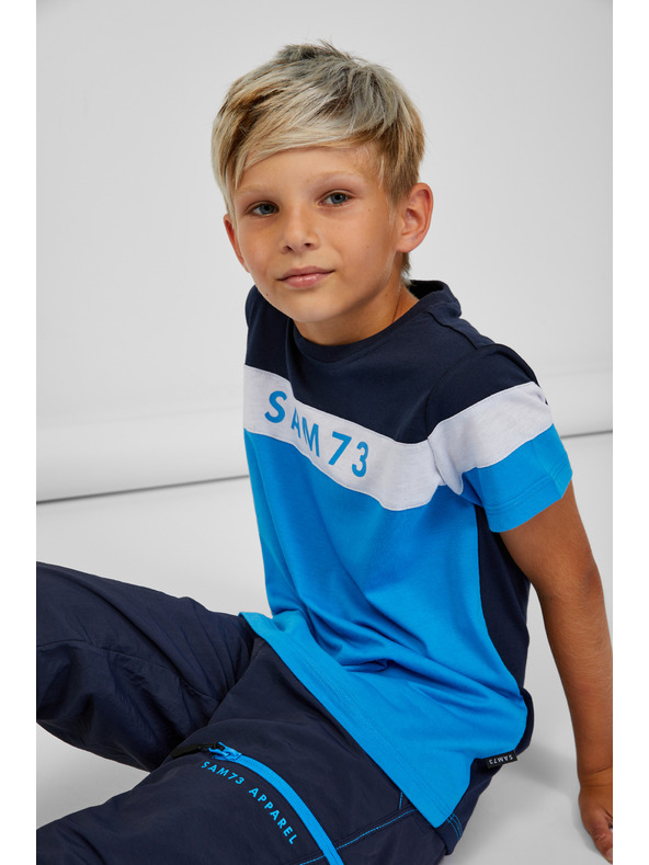 Sam 73 Μπλε αγορίστικο μπλουζάκι SAM 73 Kallan