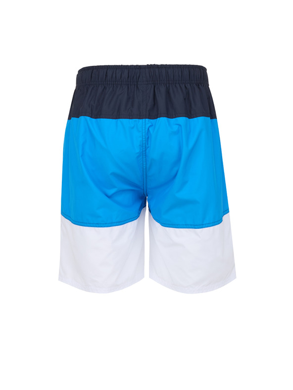 Sam 73 Λευκό και μπλε ανδρικό ριγέ μαγιό SAM 73 Dion