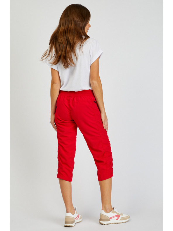 Sam 73 Κόκκινο γυναικείο παντελόνι τριών τετάρτων SAM 73 Lynx