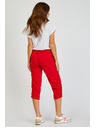 Sam 73 Κόκκινο γυναικείο παντελόνι τριών τετάρτων SAM 73 Lynx