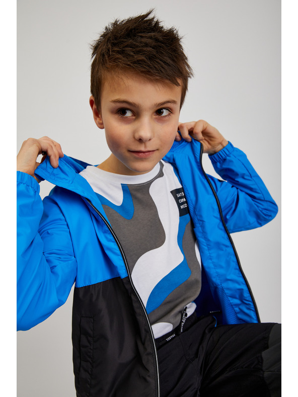 Sam 73 Μαύρο και μπλε μπουφάν για αγόρια SAM73 Apus