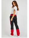 Sam 73 Μαύρο και κόκκινο γυναικείο παντελόνι με αποσπώμενο πόδι SAM73 Aries