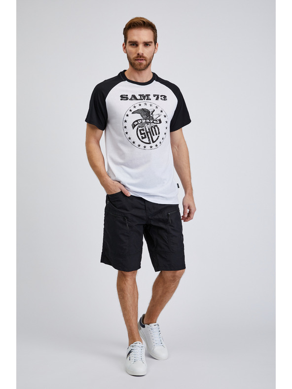 Sam 73 Λευκή ανδρική μπλούζα SAM 73 Jordan
