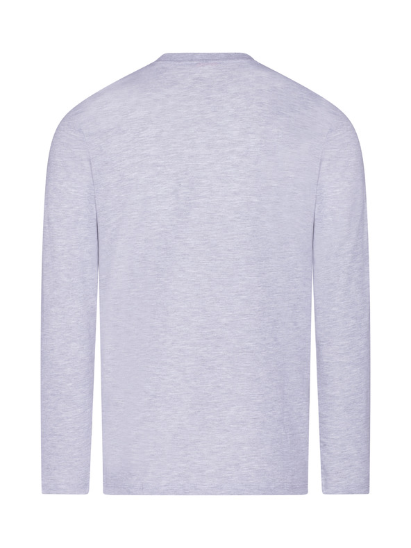 Sam 73 Ανοιχτό γκρι ανδρικό ριγέ t-shirt Sam 73