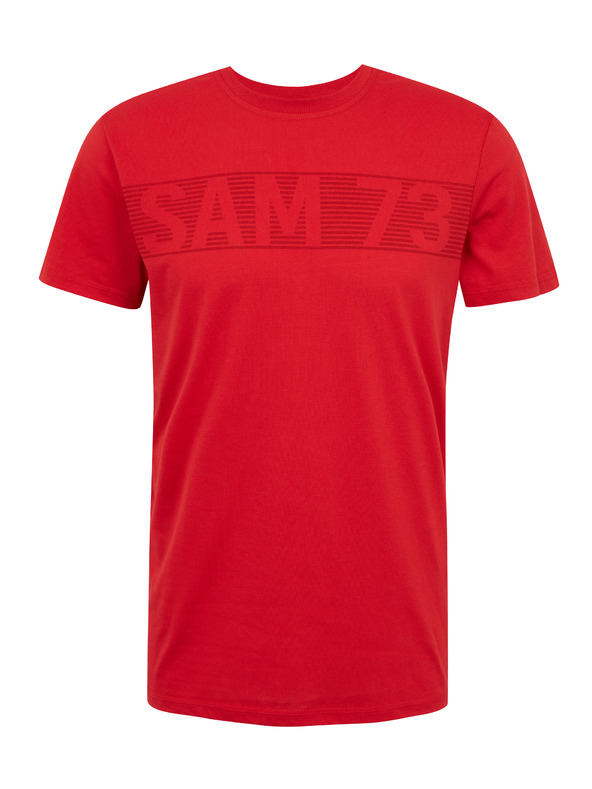 Sam 73 Κόκκινο ανδρικό t-shirt SAM 73 Barry