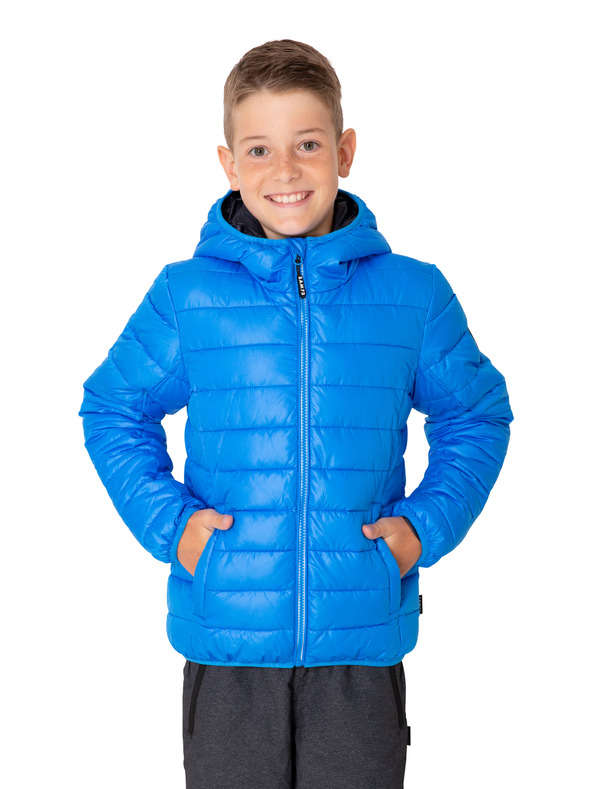 Sam 73 Μπλε αγορίστικο χειμερινό καπιτονέ μπουφάν με κουκούλα SAM 73 Jonah