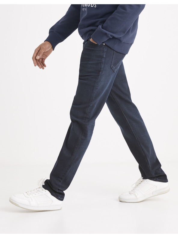 Celio Σκούρο μπλε ανδρικό τζιν Celio C15 σε ίσια γραμμή