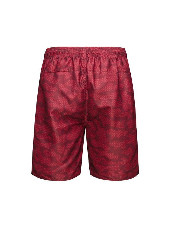 Sam 73 Ανδρικά μαγιό με μοτίβο σε μπορντό χρώμα SAM 73