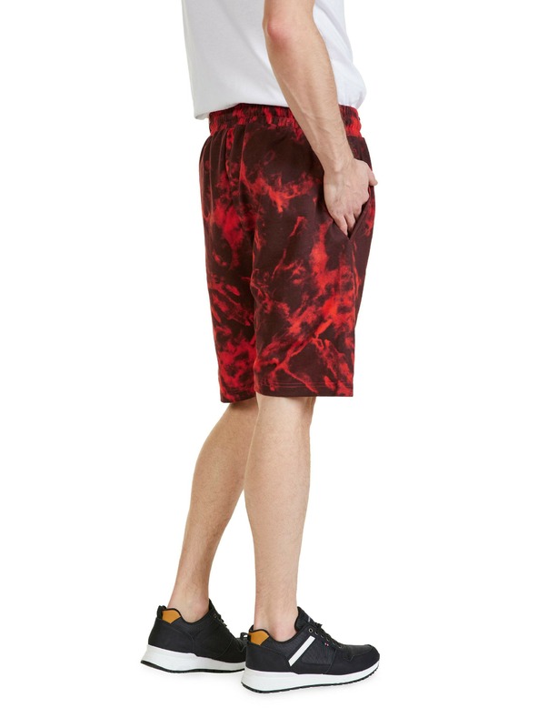 Sam 73 Κόκκινο ανδρικό σορτς με σχέδια SAM 73 Benedict