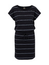 Sam 73 Μαύρο γυναικείο ριγέ φόρεμα SAM 73 Francine