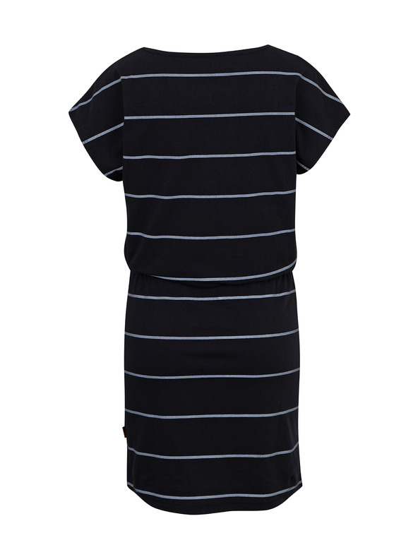 Sam 73 Μαύρο γυναικείο ριγέ φόρεμα SAM 73 Francine