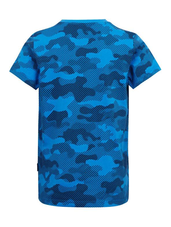 Sam 73 Μπλε ανδρικό βαμβακερό στρατιωτικό μπλουζάκι SAM73 Hydrus