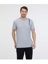 Sam 73 Ανοιχτό γκρι ανδρικό t-shirt SAM 73 Fabio