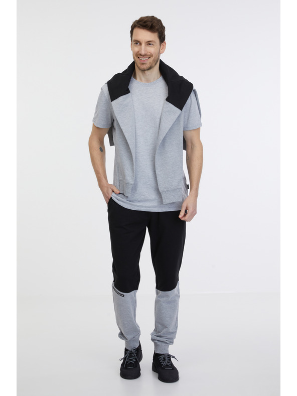 Sam 73 Ανοιχτό γκρι ανδρικό t-shirt SAM 73 Fabio