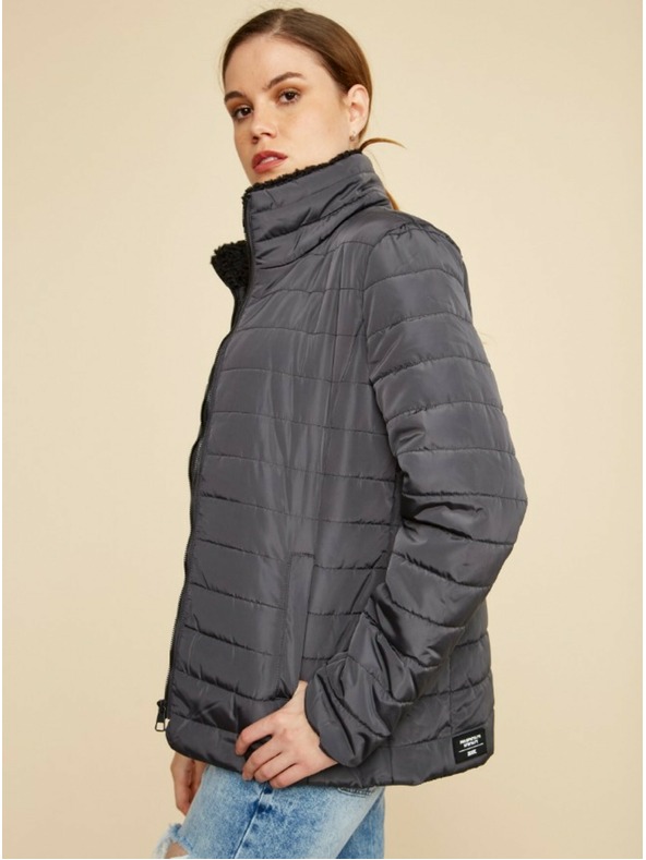 ZOOT.lab Μαύρο γυναικείο χειμερινό καπιτονέ μπουφάν ZOOT.lab Daisy