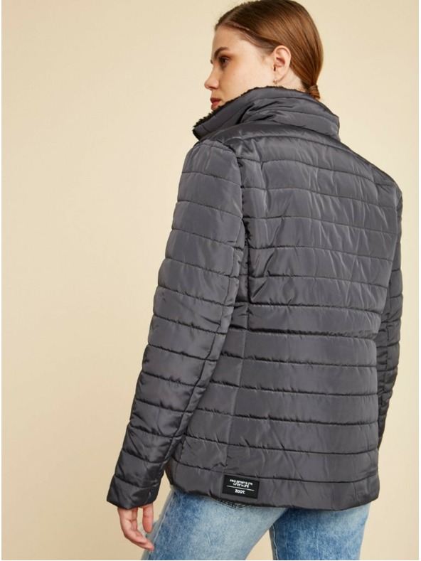 ZOOT.lab Μαύρο γυναικείο χειμερινό καπιτονέ μπουφάν ZOOT.lab Daisy