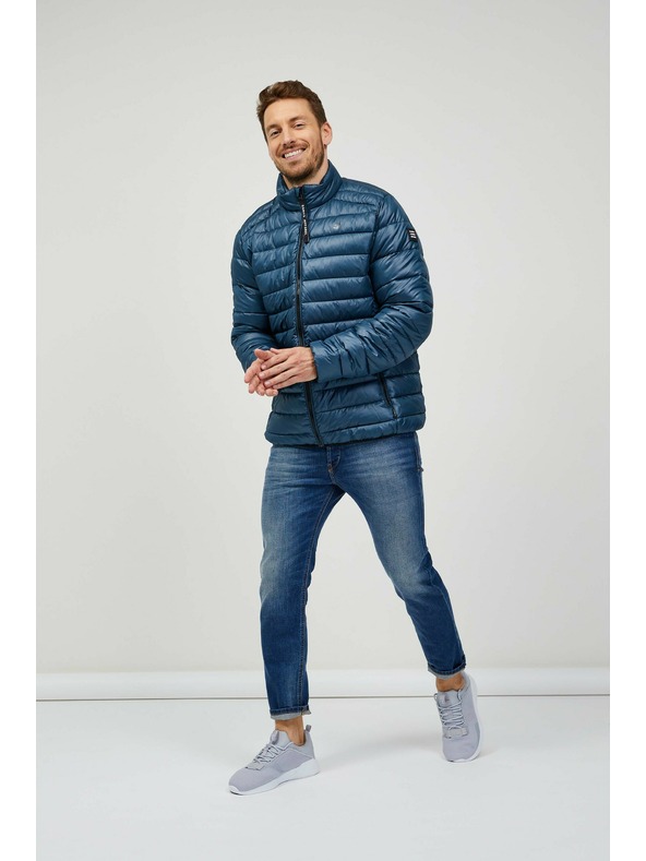 Sam 73 Μπλε σκούρο ανδρικό καπιτονέ μπουφάν SAM 73 Otto