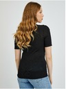 Orsay Μαύρο γυναικείο πλεκτό t-shirt ORSAY
