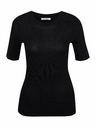 Orsay Μαύρο γυναικείο πλεκτό t-shirt ORSAY