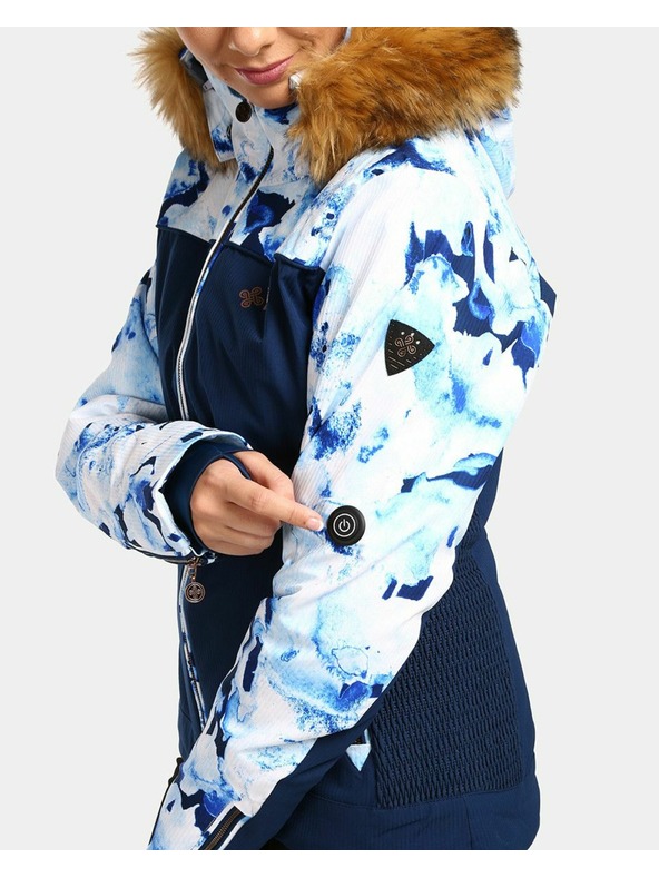 Kilpi Σκούρο μπλε γυναικείο θερμαινόμενο μπουφάν σκι Kilpi Lena-W