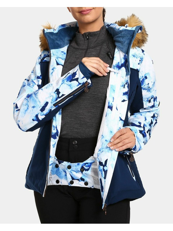 Kilpi Σκούρο μπλε γυναικείο θερμαινόμενο μπουφάν σκι Kilpi Lena-W