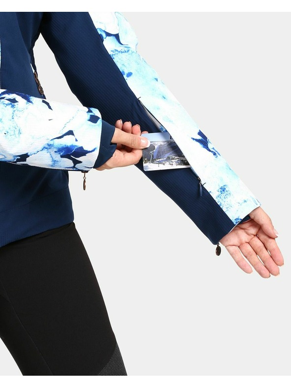 Kilpi Σκούρο μπλε γυναικείο θερμαινόμενο μπουφάν σκι Kilpi Lena-W