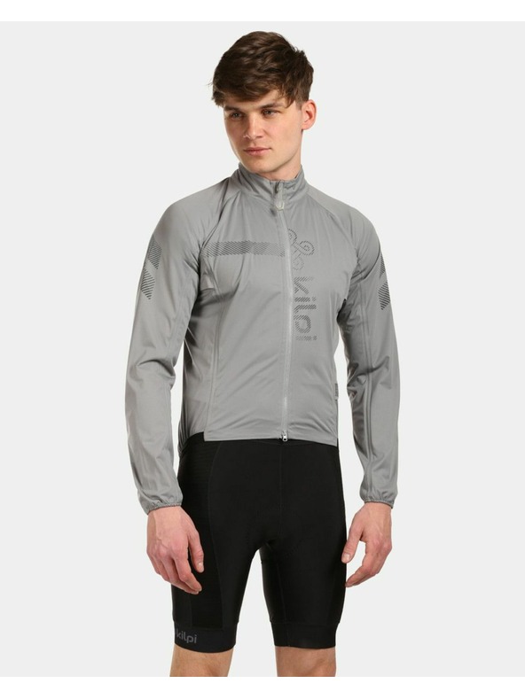 Kilpi Ανοιχτό γκρι ανδρικό μπουφάν ποδηλασίας Kilpi Rainar-M