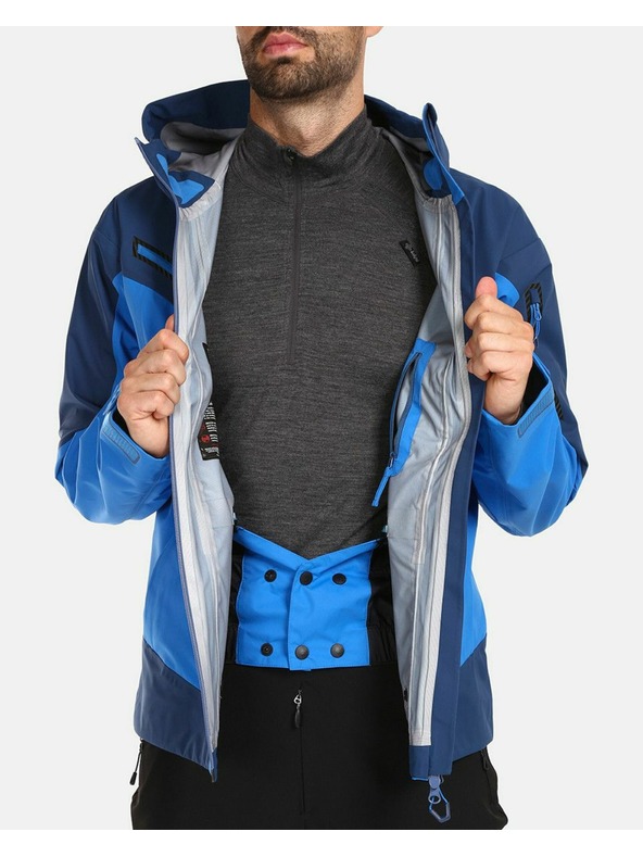 Kilpi Μπλε ανδρικό αθλητικό μπουφάν με μεμβράνη KILPI Hastar-M