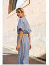 Moodo Μπλε γυναικείο πουκάμισο φόρεμα Moodo