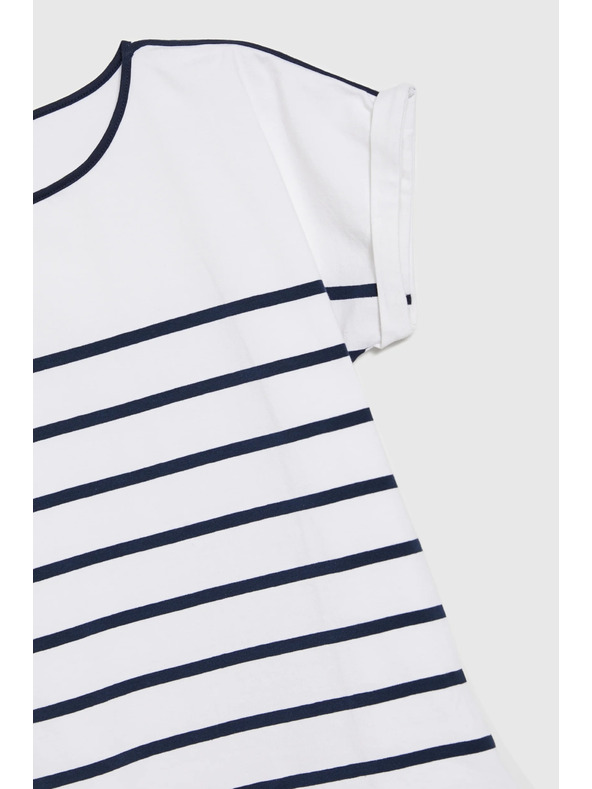 Moodo Μπλε σκούρο γυναικείο μπλουζάκι Moodo