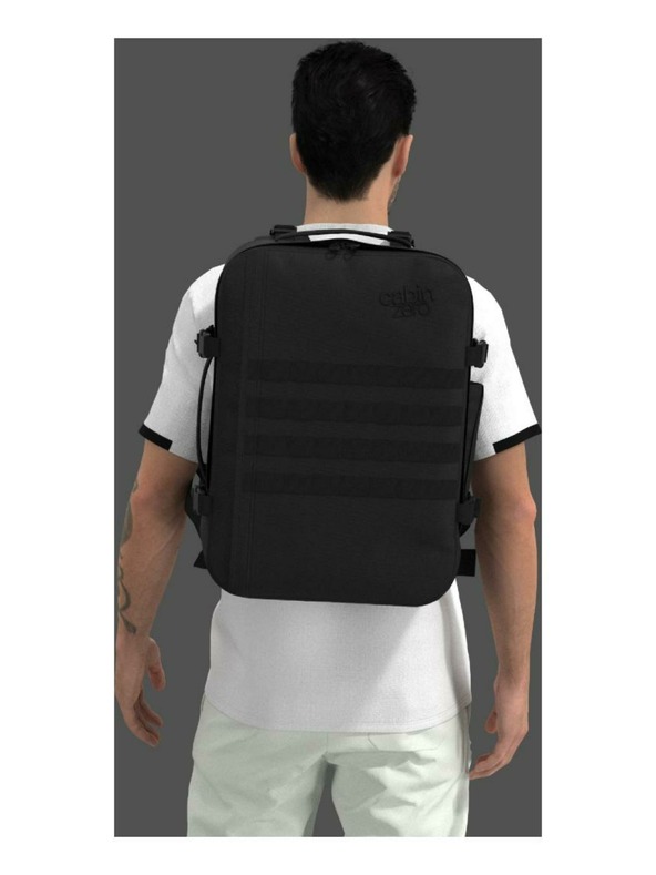 CabinZero Μαύρο σακίδιο πλάτης CabinZero Military 36L Absolute Black