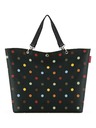 Reisenthel Πράσινη γυναικεία τσάντα Reisenthel Shopper XL Polka Dot Μεγάλη τσάντα Reisenthel Shopper XL