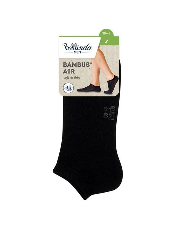 Bellinda Μαύρες ανδρικές Bellinda BAMBUS AIR IN-SHOE SOCKS